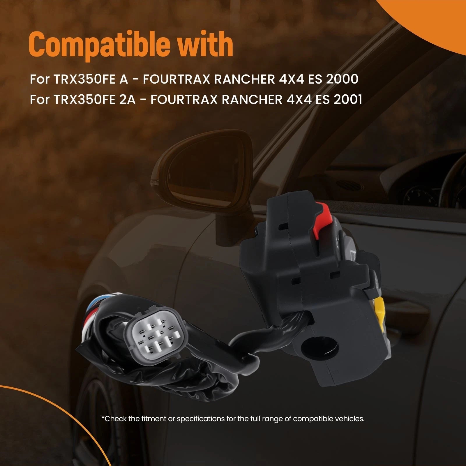 Left Handlebar Shift Start Stop Switch for Honda TRX350TE (2000–2006) 35020-HN5-A10