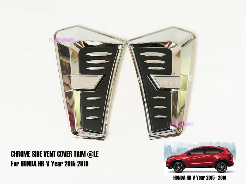 Chrome Side Vent Door Cover Trim for Honda HR-V RU SUV (2014-2020)