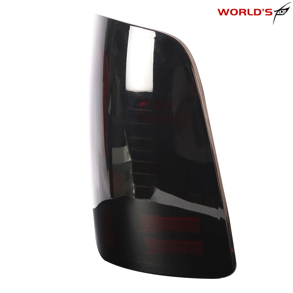 Set of 2 LED Tail Lights for Dodge Ram 1500 2500 3500 (2009–2018) Black Soot