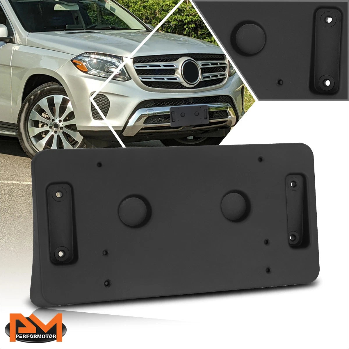 Tow Hook License Plate Mounting Bracket for Chevy Malibu (2006–2007)