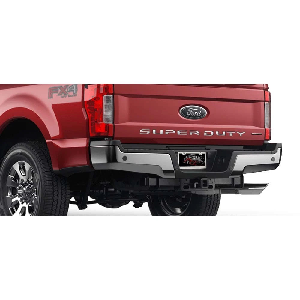 Polished Stainless Steel Tailgate Letter Inserts for 2017 Ford Super Duty