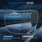 Side Mirror Glass for VW Passat (2012-2015) Power Heated Left