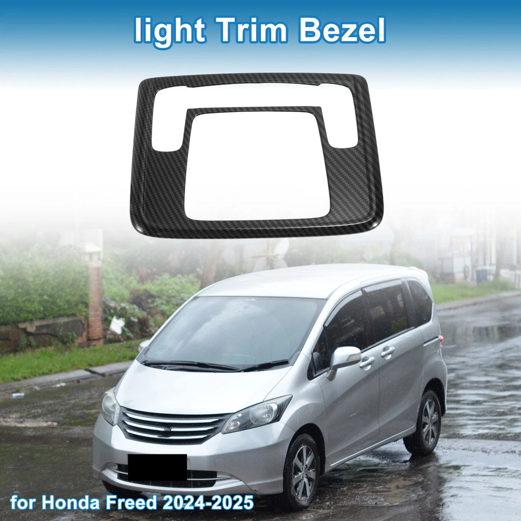 Front Row Light Trim Bezel for Honda Freed (2024–2025) Carbon Fiber Black