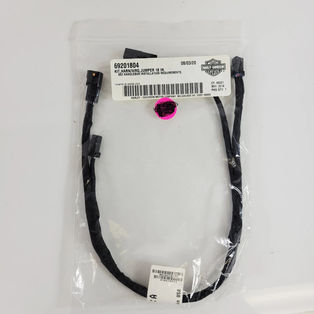 18" Harness Wiring Extension Kit for Harley-Davidson (OEM 69201804)