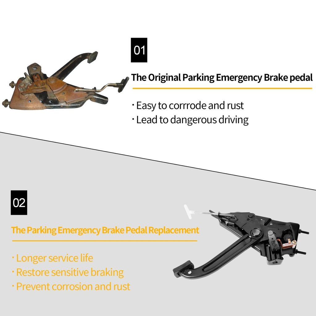 Parking Emergency Brake Pedal Assembly for Jeep Wrangler YJ (1987–1995)