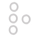 Set of 4 Lower Unit Fill Drain Plug Washers for OMC Johnson Evinrude (18-4248, 311598)
