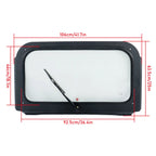Full Glass Windshield with Wipers for Polaris RZR 570 800 XP 900 (2010â2021)