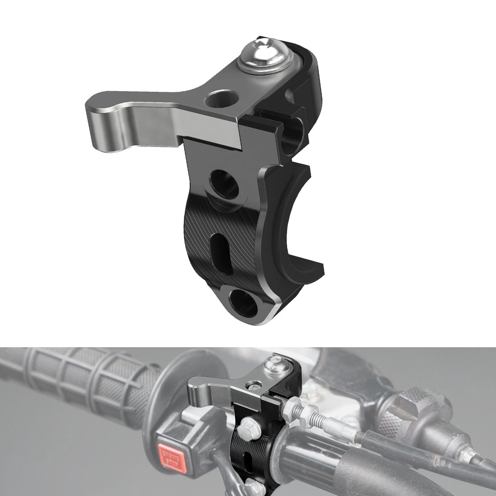 CNC Rotating Hot Start Lever for Yamaha TTR250 WR250 WR426F WR450F YZ125 (2000–2023)