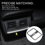 Rear Air Conditioner Panel Cover for Honda Vezel (2014–2021) Black