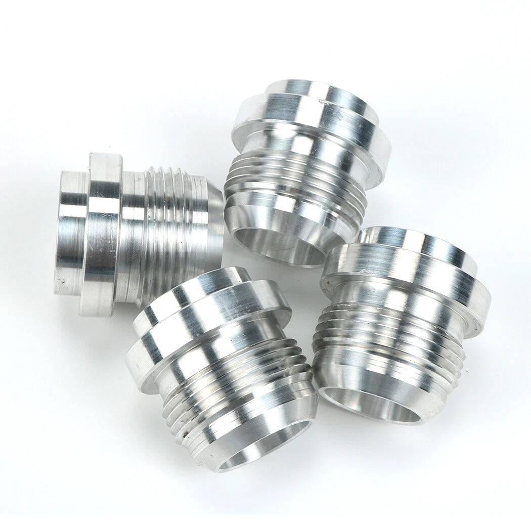Set of 4 AN16 Male Billet 6061T6 Aluminum Weld-On Fitting Bungs