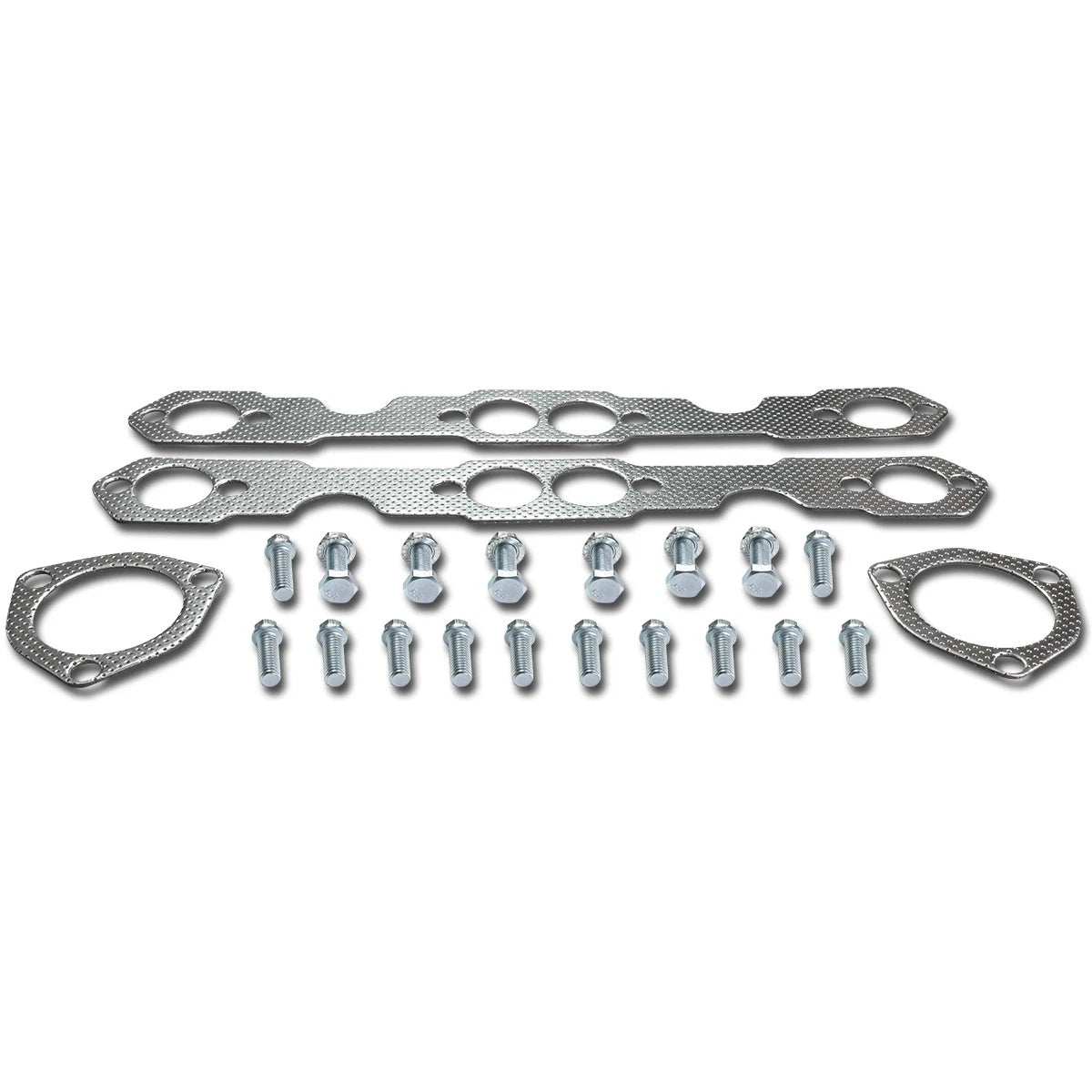 Exhaust Manifold Header Gasket + Bolts for 55-57 Chevy SBC 265 283 V8