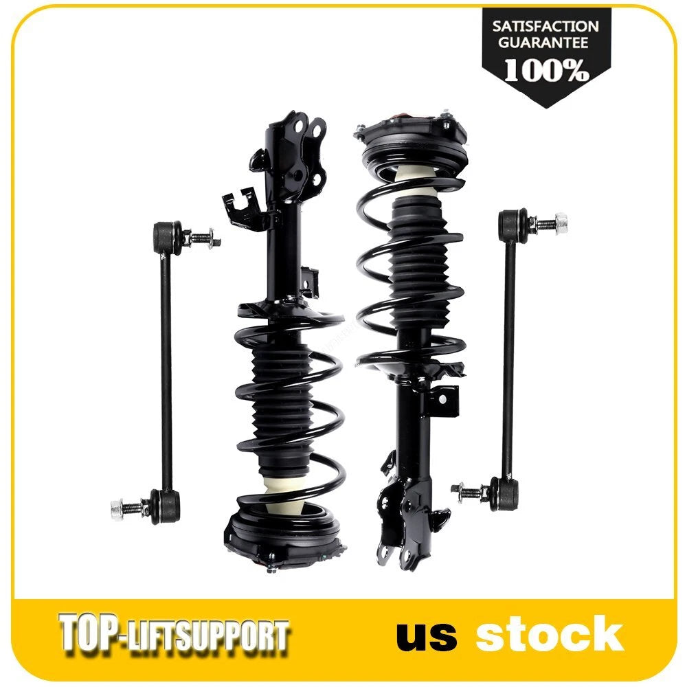 Complete Strut and Sway Bar Set for Nissan Versa, Cube (2007–2014)
