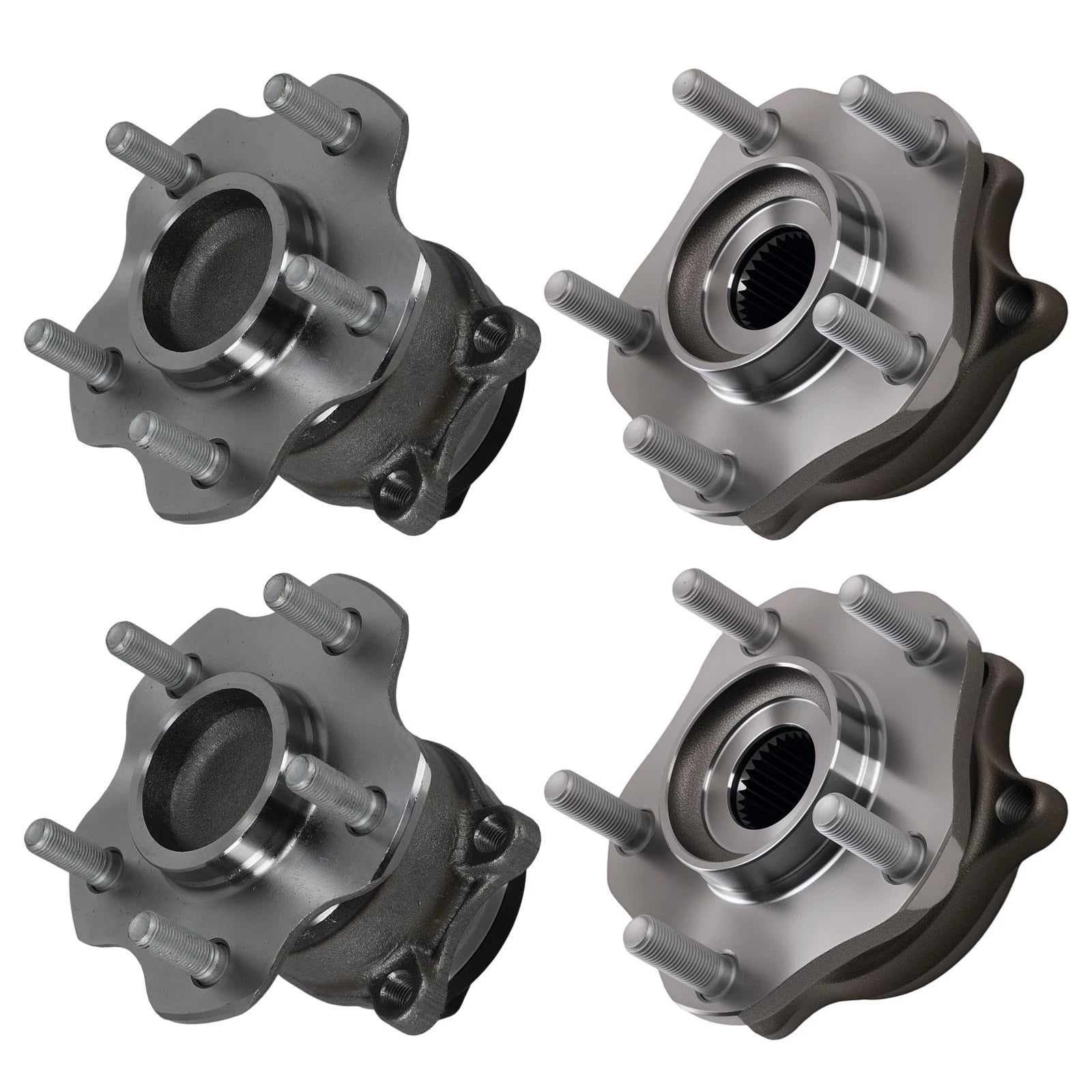 Front Rear Wheel Bearing Hub for Nissan Rogue/Rogue Sport (2014–2019)