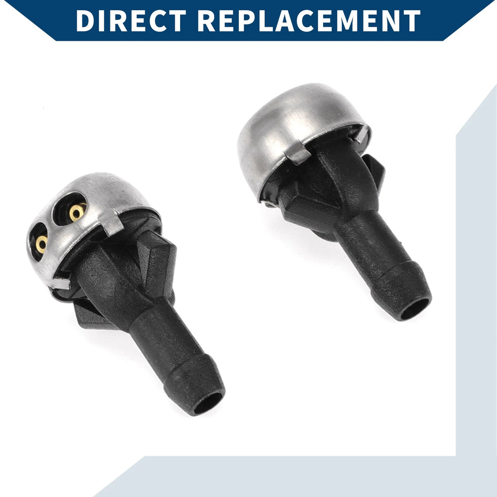 2X Front Windshield Washer Nozzles No.1078600147 for Mercedes-Benz 220D (1968–1973)