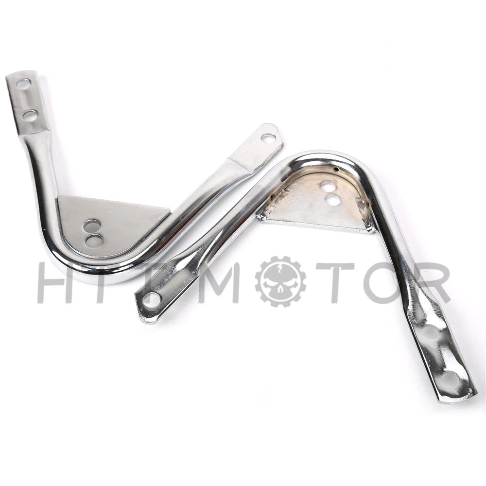 Chrome Tour Pak Pack Mount Rack Docking Hardware Kit for Harley Touring (1997–2008)