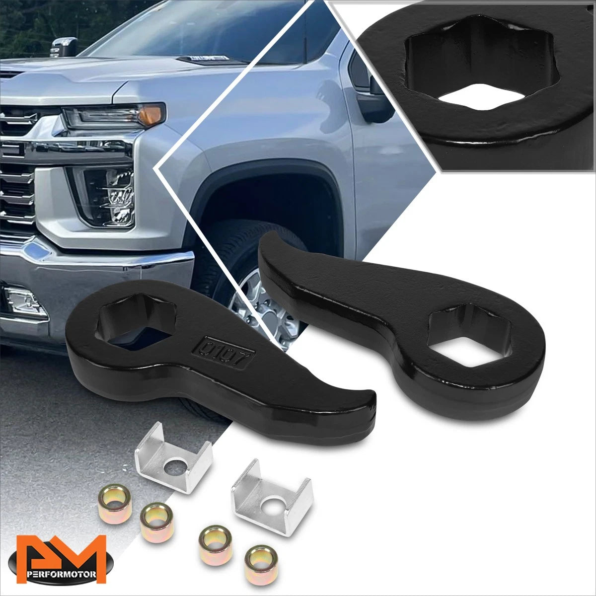 1-3" Leveling Torsion Bar Lift Key for Silverado/Sierra 2500HD 3500HD (2011–2020)