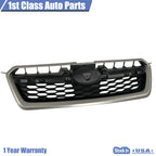 Grille for Subaru Impreza (2012-2014) Silver Shell Black Insert
