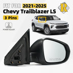 Right Side Mirror for Chevy Trailblazer (2021–2025) Power Adjust 3 Pin