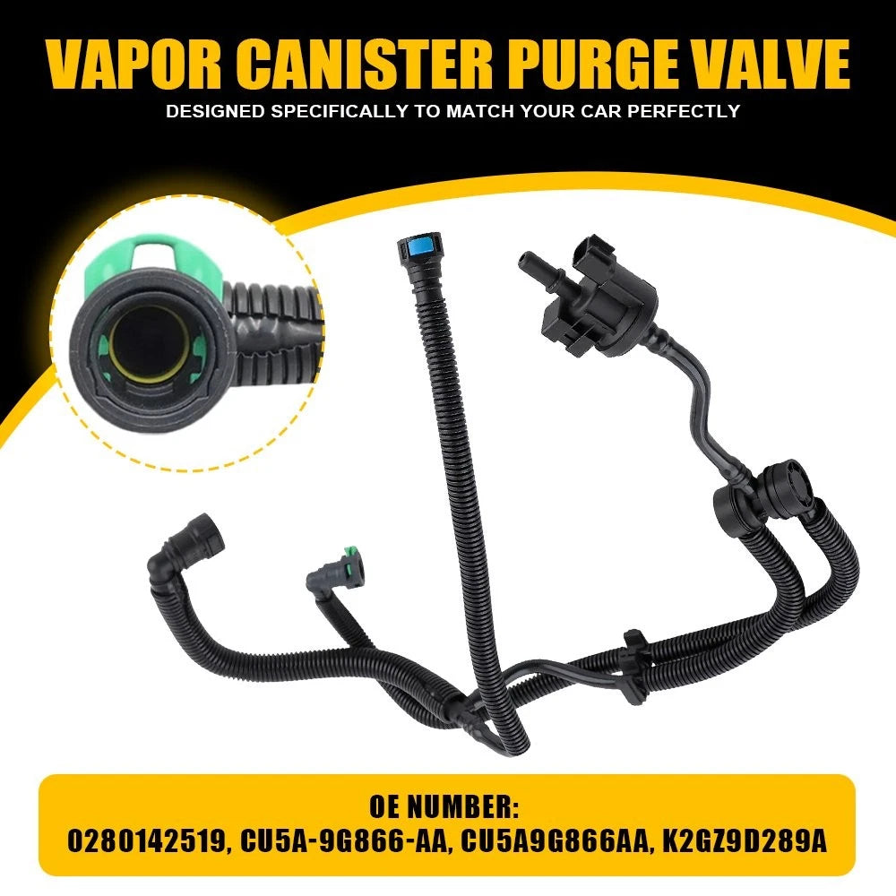 Vapor Canister Purge Solenoid Valve Hose Tube for Ford Edge (2015–2022) 0280142519
