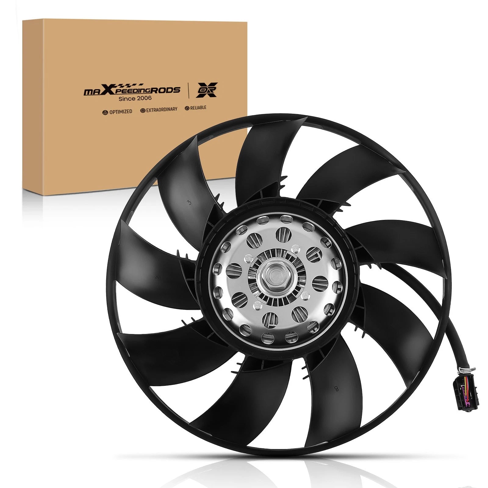 Radiator Cooling Fan with Fan Clutch for Land Rover LR3 Range Rover Sport (2005–2009)