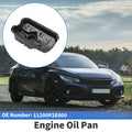 Engine Oil Pan for Honda Civic (1996-2000) - 1 x No.11200P2E000 Iron Black