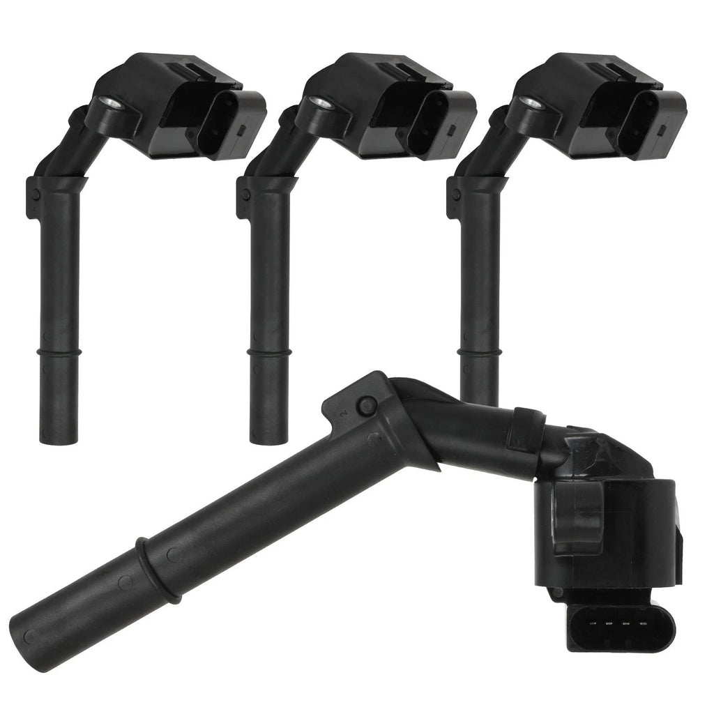 Set of 4 Ignition Coils for Mercedes-Benz GLA200 (2014–2016) L4 1.6L Turbo