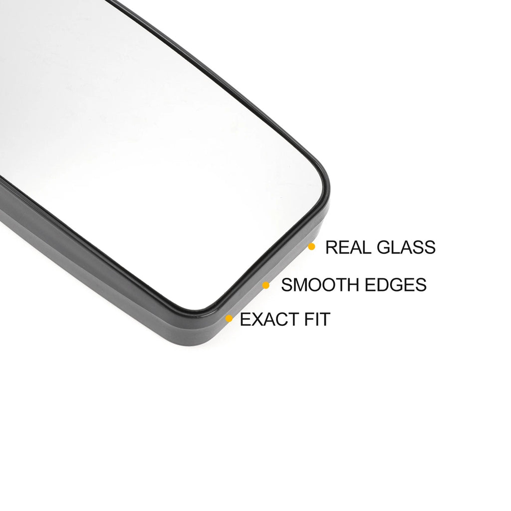 Left Lower White Mirror Glass w/ Back for Mercedes Sprinter (2006–2011)