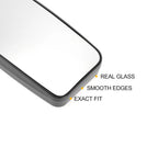 Left Lower White Mirror Glass w/ Back for Mercedes Sprinter (2006–2011)
