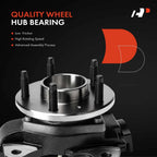 Front Left Steering Knuckle & Hub Bearing for Chevy Impala (2000-2008)