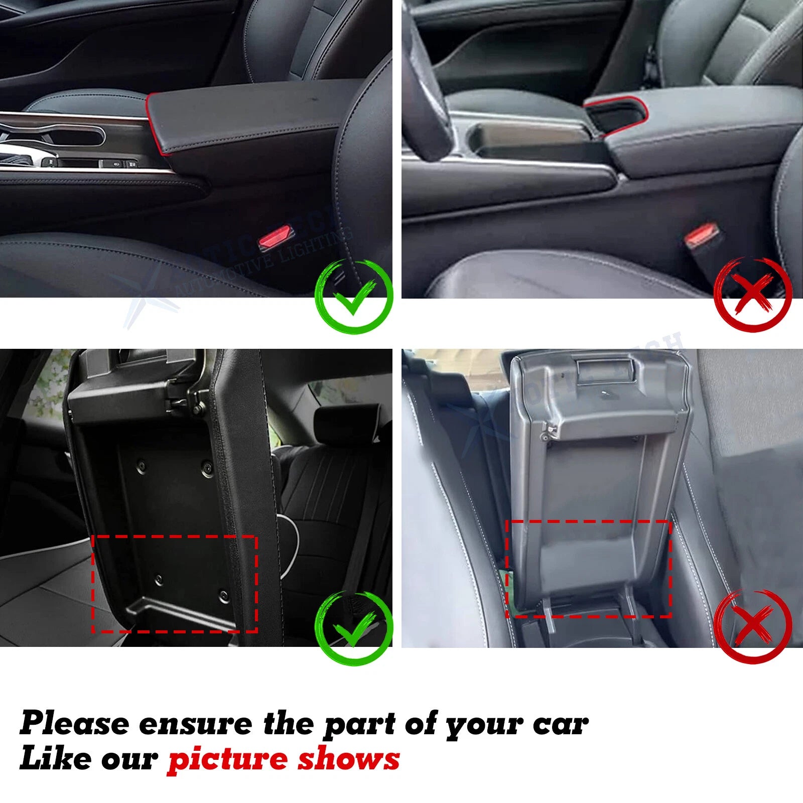 Hidden Under-Armrest Storage Organizer Tray for Honda Accord (2018-2022)
