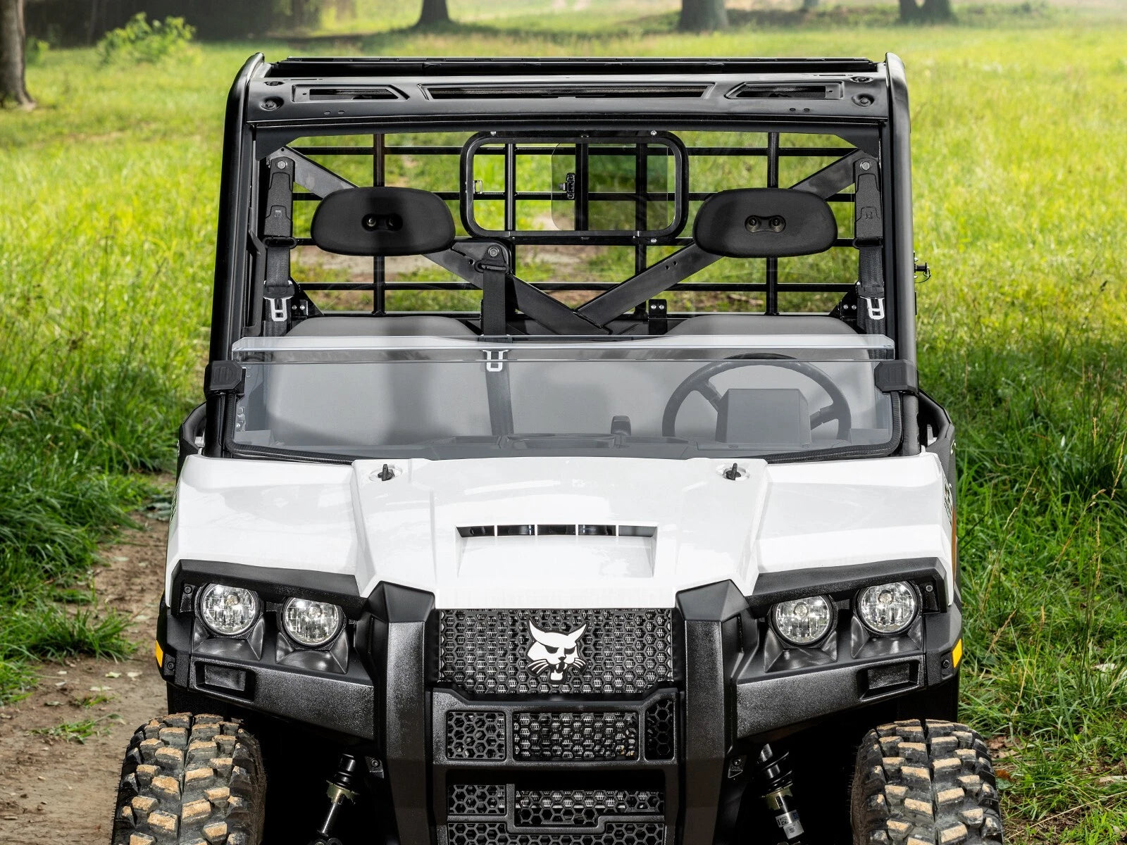Clear Scratch Resistant Half Windshield for Bobcat UV34 (2019–Present)