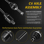 Set of 2 CV Axles for Polaris Ranger 800 (2011–2014)