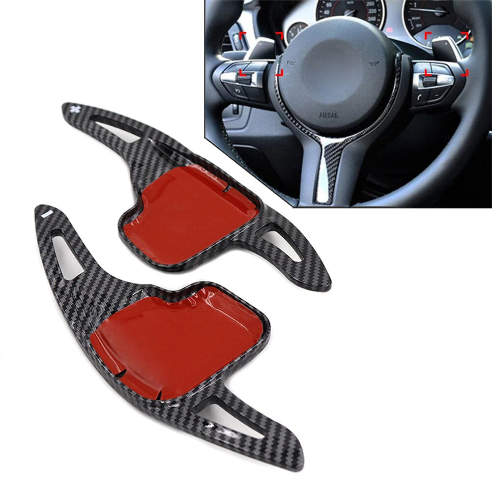 2Pcs Steering Wheel Shift Paddle Extension for BMW 1 2 3 4 5 6 7 Series X1 X4 Z4 (2011–2023)