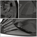 Set of 2 Smoked Housing Clear Side Headlights for Honda Civic EK/EJ/EM (1999–2000)