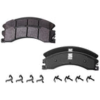 Set of 4 Front Semi-Metallic Brake Pads for Chevrolet Silverado 2500 HD