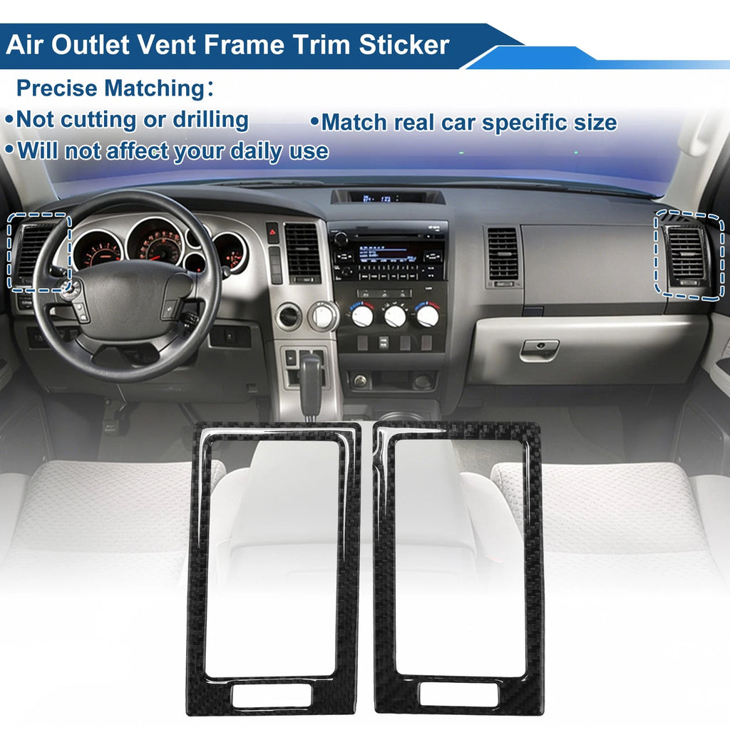 Air Condition Outlet Vent Trim Cover Frame for Toyota Tundra (2007–2013) 1 Pair