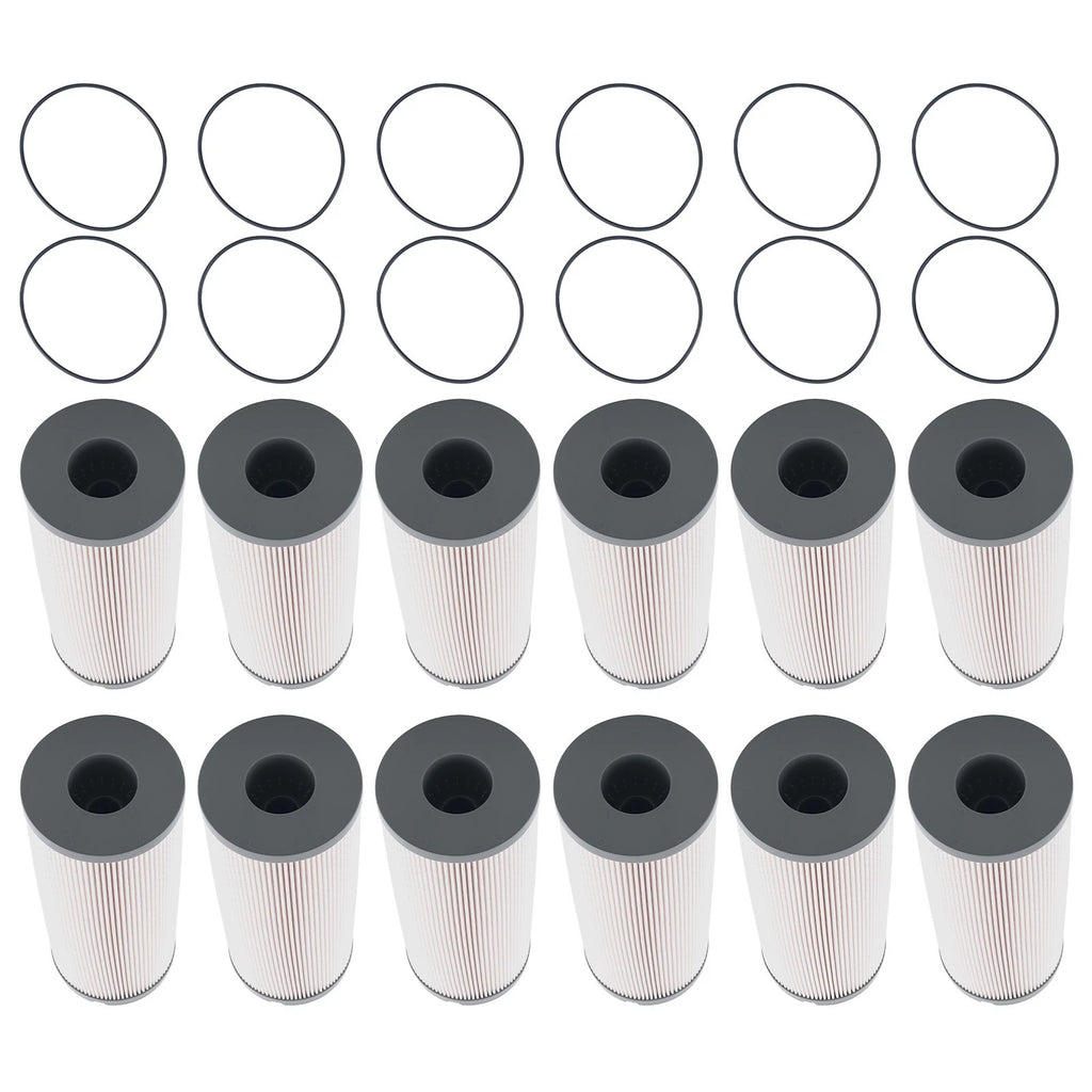 Set of 12 Fuel Filters for Kenworth T680 (L6-14.9L)