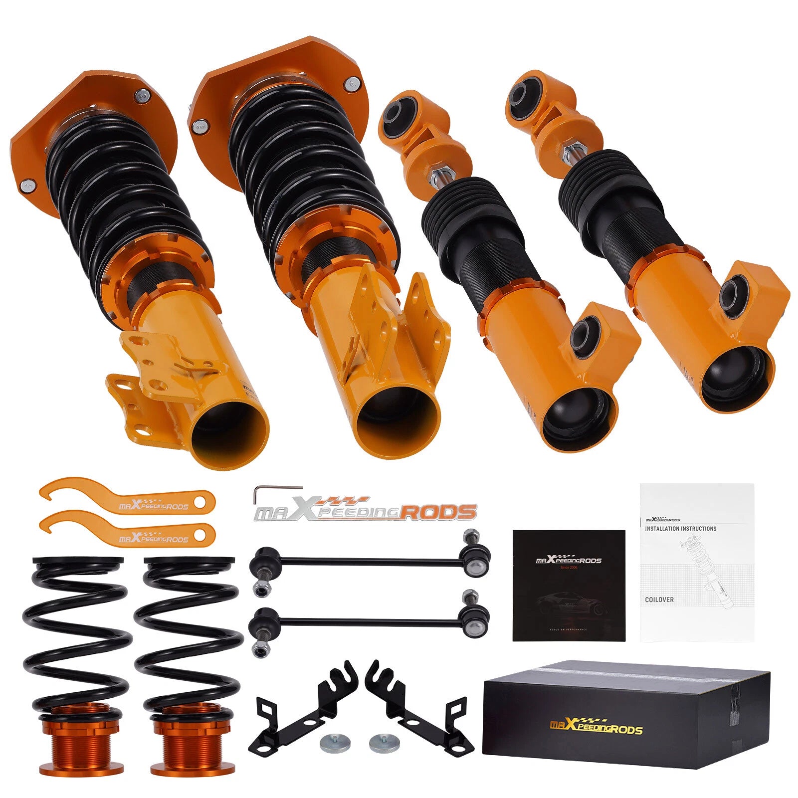 MaXpeedingrods 24 Level Adjustable Coilovers Kit For Chevrolet Cobalt 2005-2010