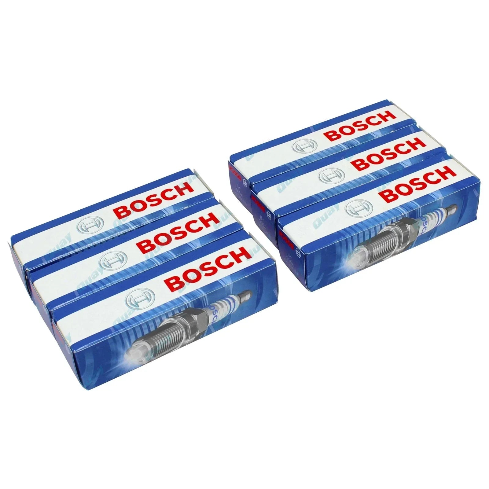 Set of 6 Bosch Spark Plugs for Nissan Skyline R31 6cyl 3.0L RB30E 1986~1990