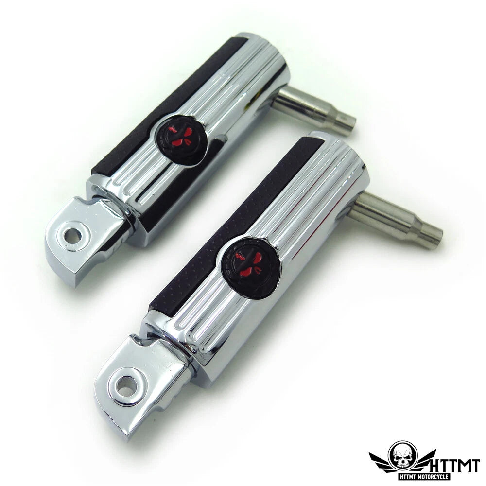 Chrome Footpegs for Yamaha V-Star 1000, 650, Royal Star, V-Max, Virago, Stryker