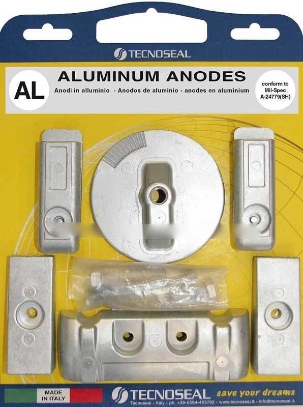 Aluminium Anode Kit for Mercury Mariner Verado 6