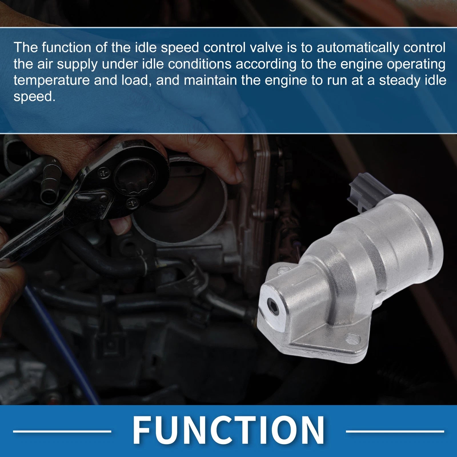 Idle Air Control Valve for Ford F-150 (1999–2001) No.XL3F9F715BA