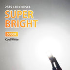 20X LED T10 W5W 192 168 194 Car Interior Light for Various Models (YYYY–YYYY)