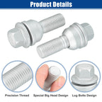 Set of 5 M14x1.5 Wheel Lug Bolts Nuts for Audi A8 Quattro (2011–2020) No. 8R0601295
