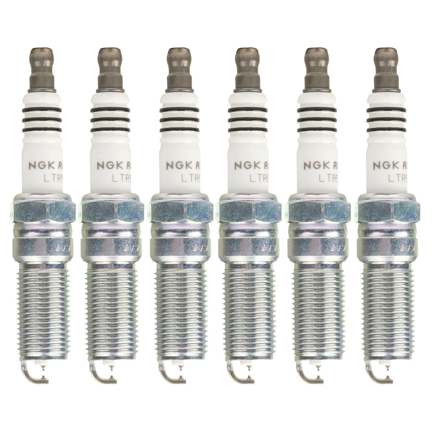 Set of 6 NGK Ruthenium HX Spark Plugs for Edge Flex V6 (2015–2023)