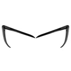 Front Fog Light Lamp Eyebrow Cover Trim Kit Carbon Fiber for Tesla Model X (2015–2020)