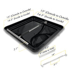 RV Roof Vent Cover for Camper Trailer (Fresh Air Ventilation)