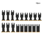 18-Piece Titanium-Coated Reciprocating Saw Blades for Multi-Tool