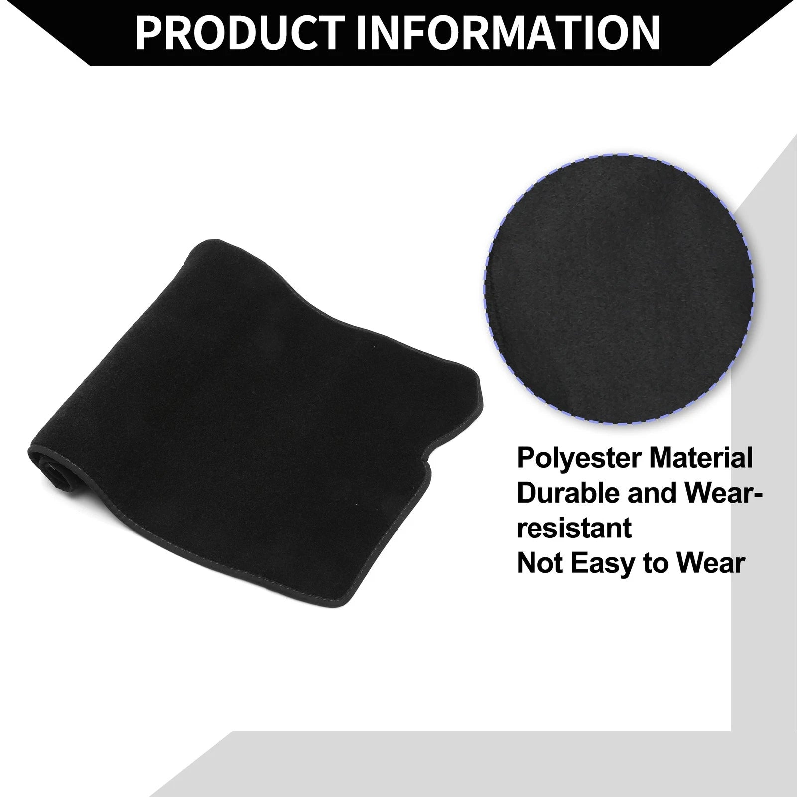 Dashboard Cover Mat for Mazda CX-30 (2020–2024) Black 1 Set