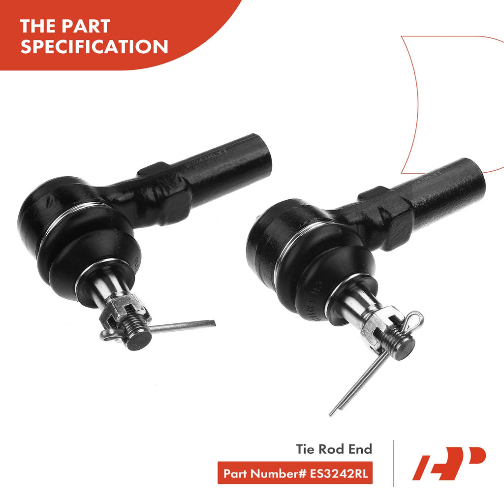 6x Front Tie Rod End Ball Joints for Chevrolet Lumina APV (1993–1996)